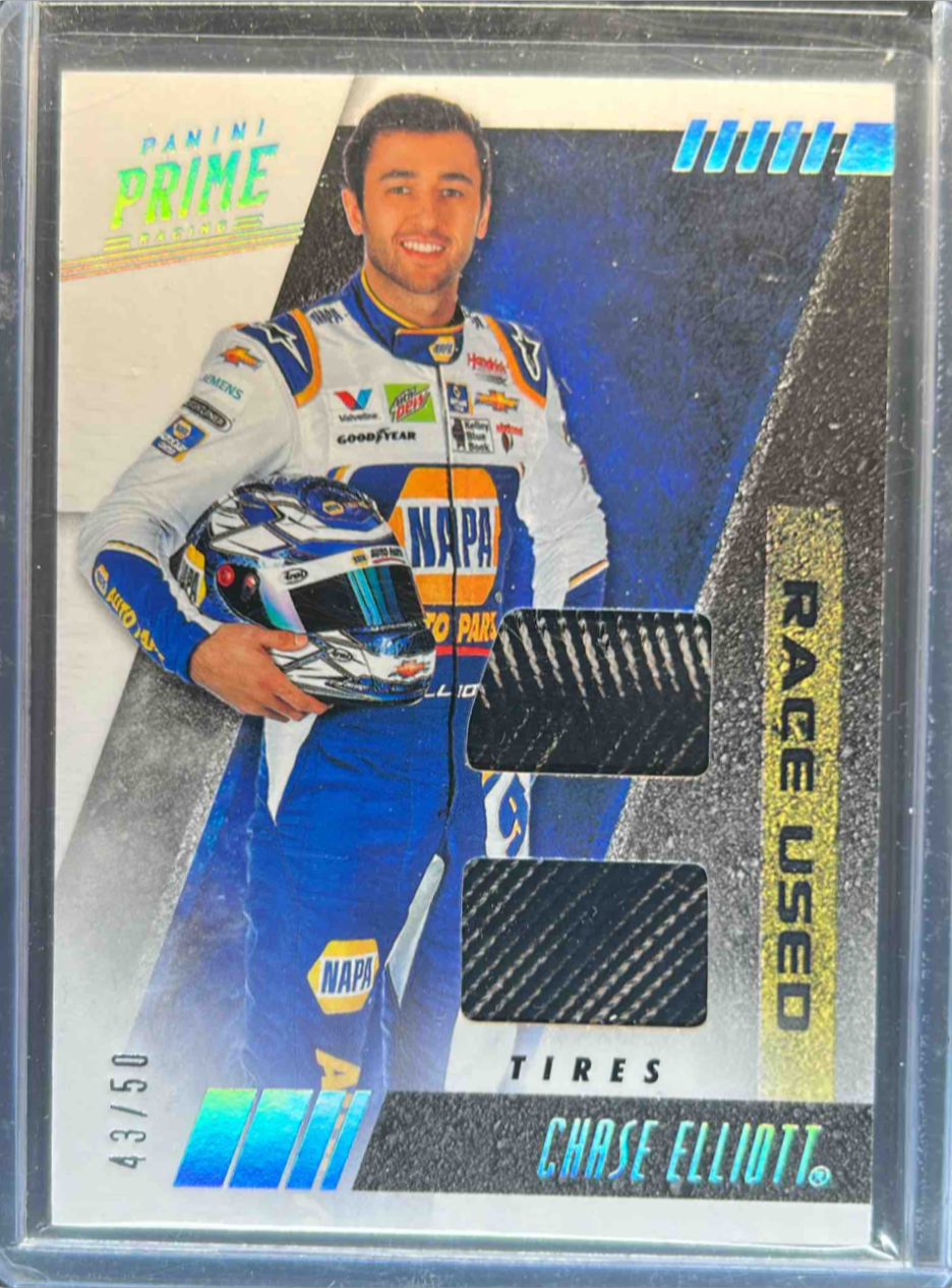 Chase Elliott 2019 Prime NASCAR #RUD-CE Race Used Duals Tires /50 Price ...