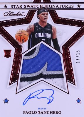 2022 Flawless #SSS-PBC Star Swatch Signatures - Ruby /15