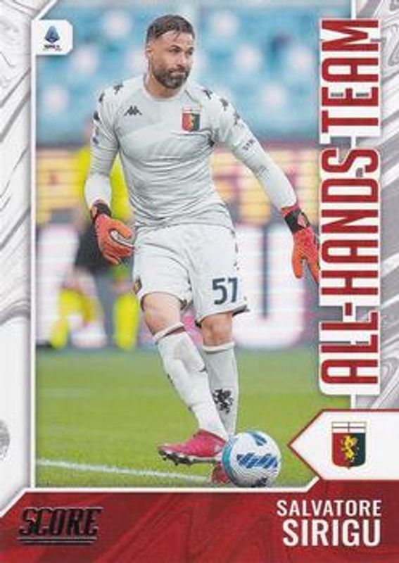 Salvatore Sirigu 2021 Score Serie A #14 All Hands RAW