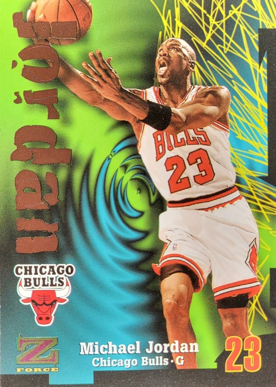 Michael Jordan 1997 Skybox Z-Force #23 Base Price Guide - Sports