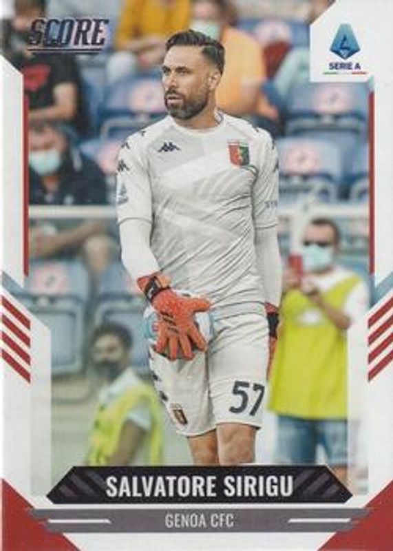 Salvatore Sirigu 2021 Score Serie A #151 Base RAW