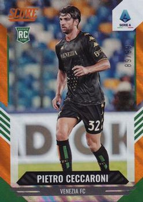 2021 Score Serie A #112 Orange Lava /99