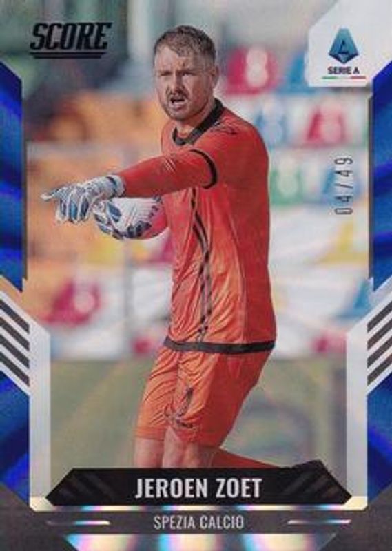 2021 Score Serie A #71 Blue Laser /49