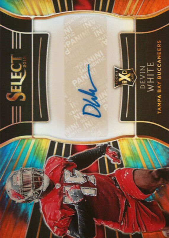 2018 Select #324 XRC Prizm Autographs - Tie-Dye /25