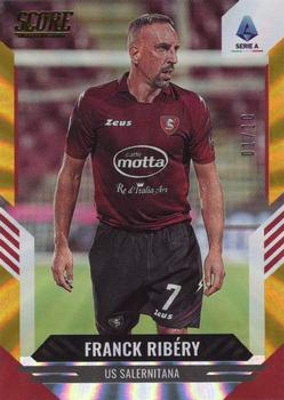 2021 Score Serie A #64 Gold Laser /10