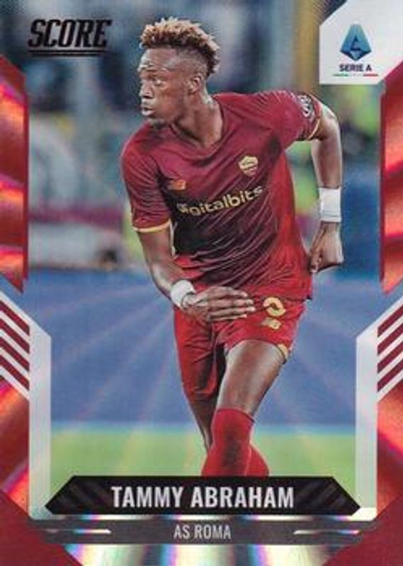 Tammy Abraham 2021 Score Serie A #130 Red Laser RAW