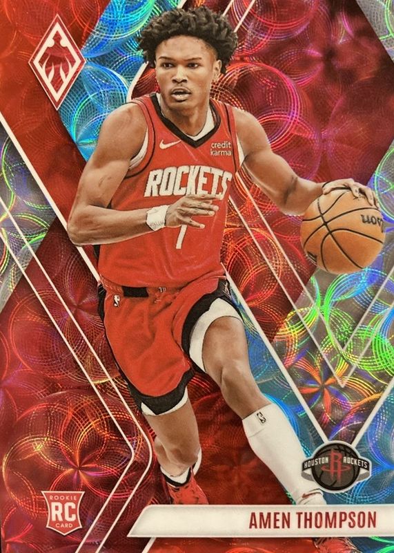 Amen Thompson 2023 Phoenix #300 International Fire & Ice /25 Rookie RAW