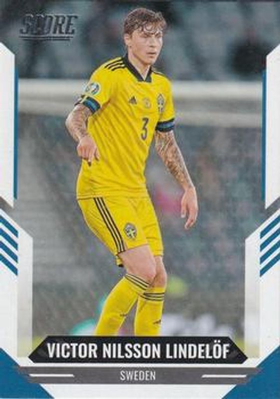 Victor Lindelof 2021 Score FIFA #3 Base RAW