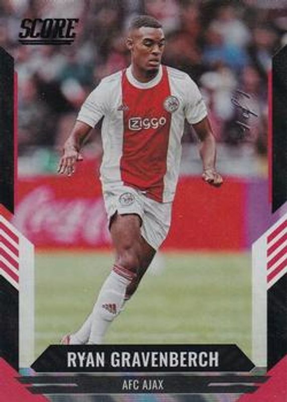 Ryan Gravenberch 2021 Score FIFA #143 Black Lava /1 RAW