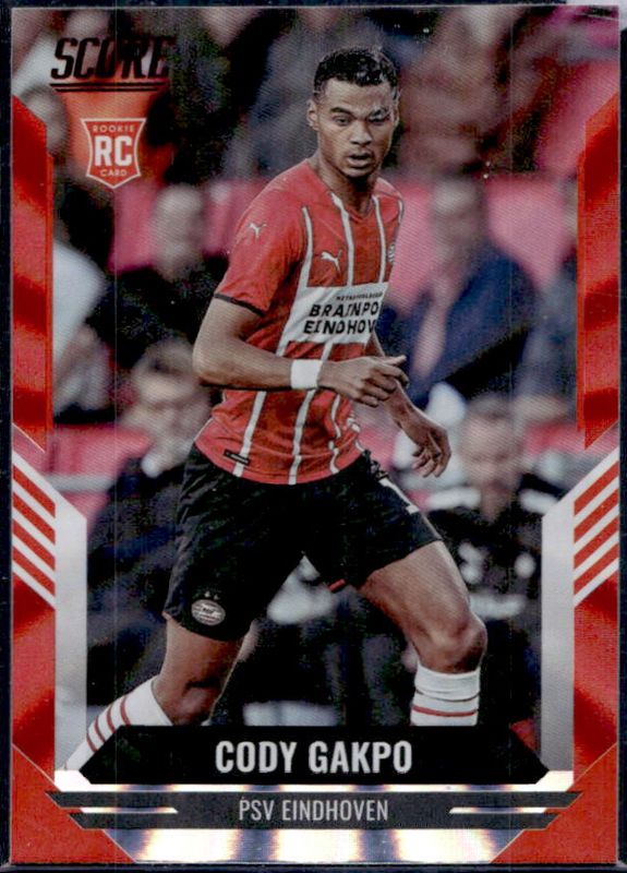 Cody Gakpo 2021 Score FIFA #195 Red Laser RAW