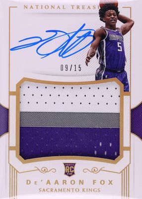 2017 National Treasures #105 Rookie Patch Auto - Limited Edition FOTL /15