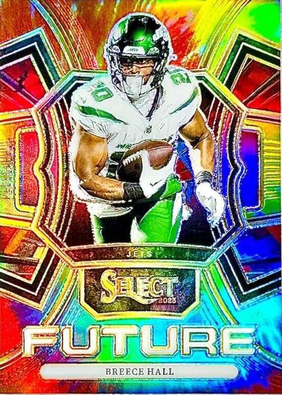 Breece Hall 2023 Select #FUT-BHA Select Future - Tie-Dye /25 RAW
