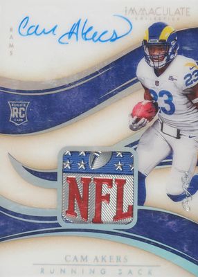 2020 Immaculate #112 Rookie Patch Auto - NFL Shield /1