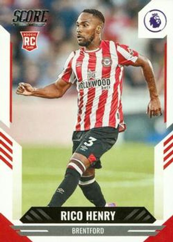 Rico Henry 2021 Score Premier League #53 Base Rookie RAW