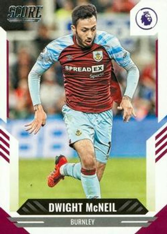 Dwight McNeil 2021 Score Premier League #78 Base RAW