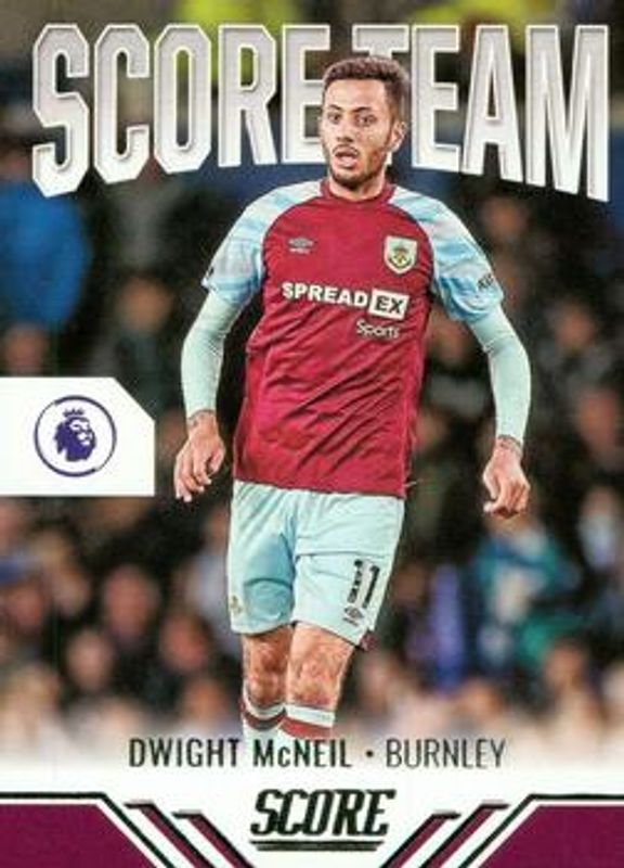 Dwight McNeil 2021 Score Premier League #24 Score Team RAW