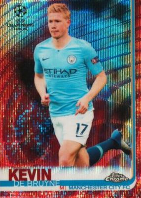 2018 Topps Chrome UEFA Champions League #72 Red Wave Refractor /10