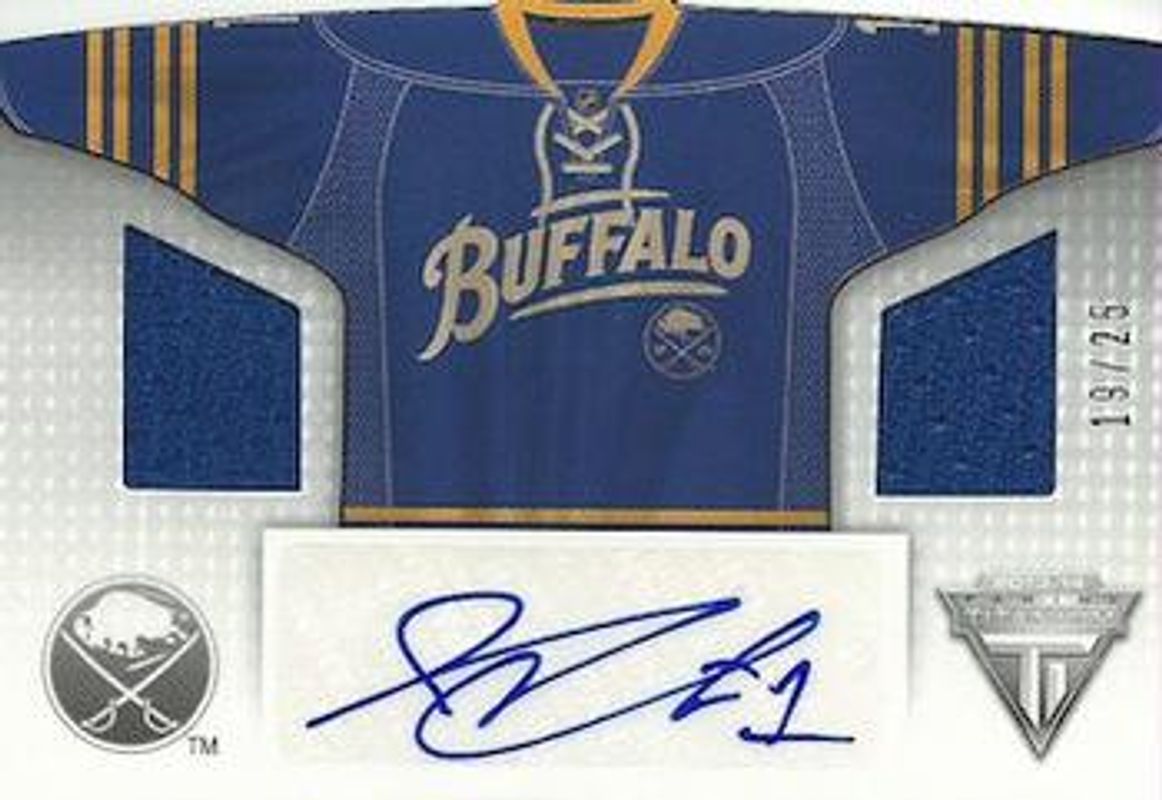 2013 Titanium #TS-JEN Third Sweater Jersey Autographs /25