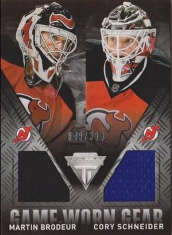 2013 Titanium #GD-BS Game Worn Gear Dual /300