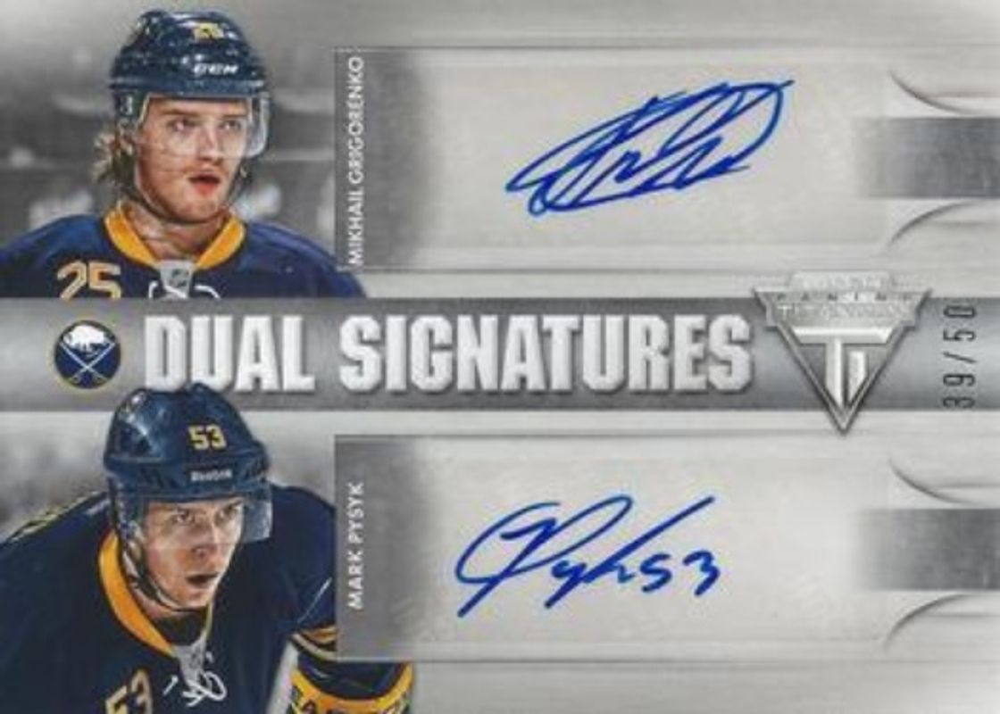 Mark Pysyk / Mikhail Grigorenko Hockey Cards Price Guide - Sports Card ...