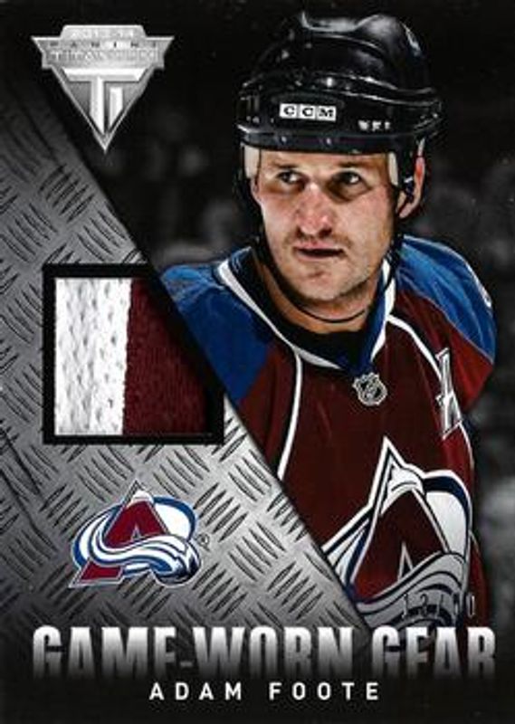 2013 Titanium #GG-AF Game Worn Gear Prime /50