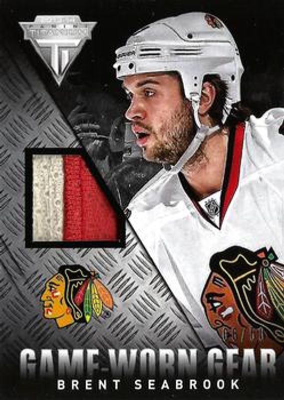 2013 Titanium #GG-BSE Game Worn Gear Prime /50