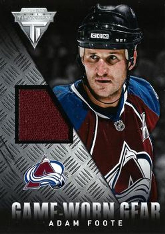 2013 Titanium #GG-AF Game Worn Gear