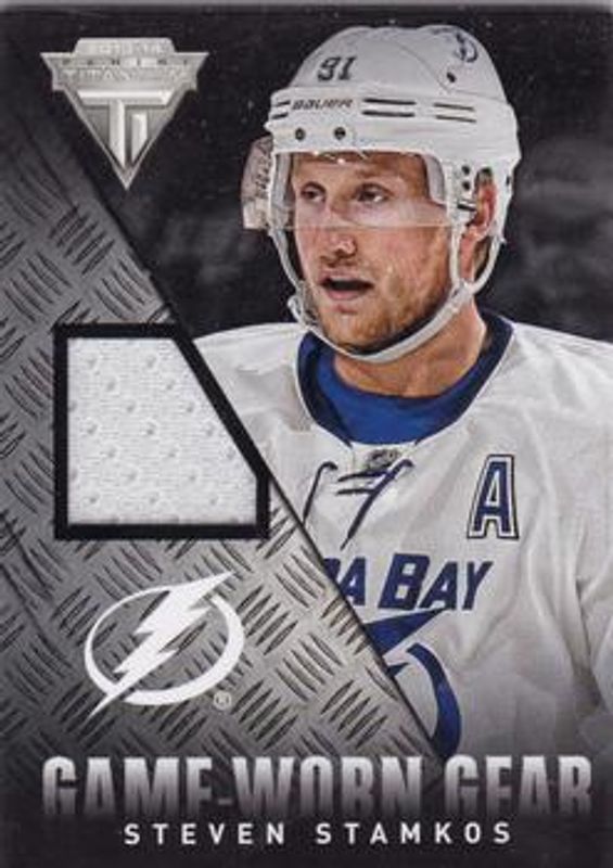 Steven Stamkos 2013 Titanium #GG-SS Game Worn Gear RAW