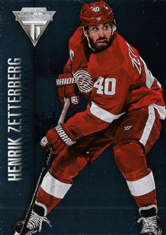 Henrik Zetterberg 2013 Titanium #39 Base /91 RAW