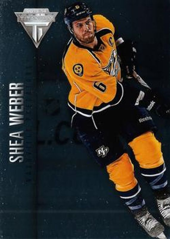 Shea Weber 2013 Titanium #90 Base /91 RAW