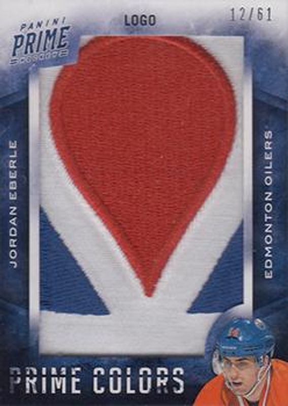 Jordan Eberle 2013 Prime #CLG-JE Prime Colors Logo /28 RAW