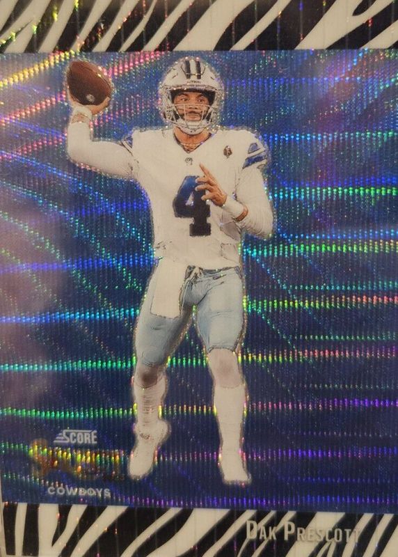 Dak Prescott 2023 Select #STW-DPR Score Select Throwback - Zebra /(SSP) RAW