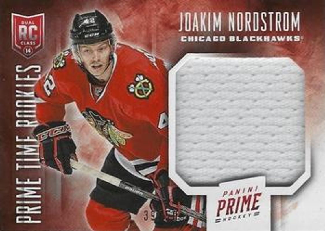 Joakim Nordstrom 2013 Prime #RK-JNO Prime Time Rookies Jerseys /50 RAW