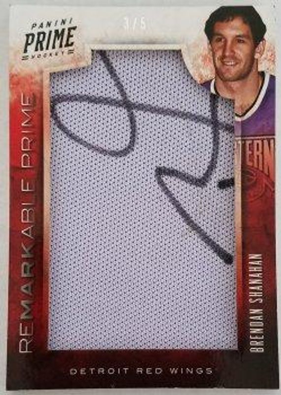 Brendan Shanahan 2013 Prime #2 REMARKable Prime Patch /4 RAW