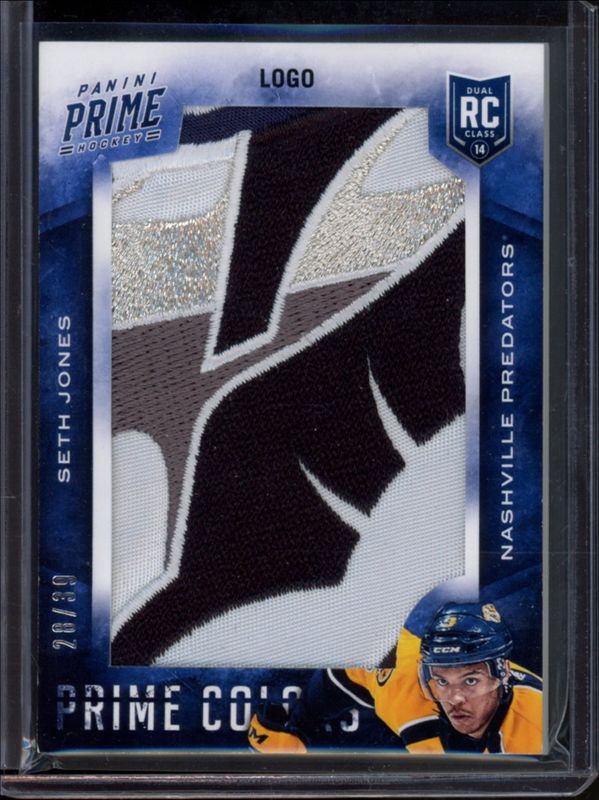 Seth Jones 2013 Prime #RPC-SJ Rookie Colors Logo /46 RAW