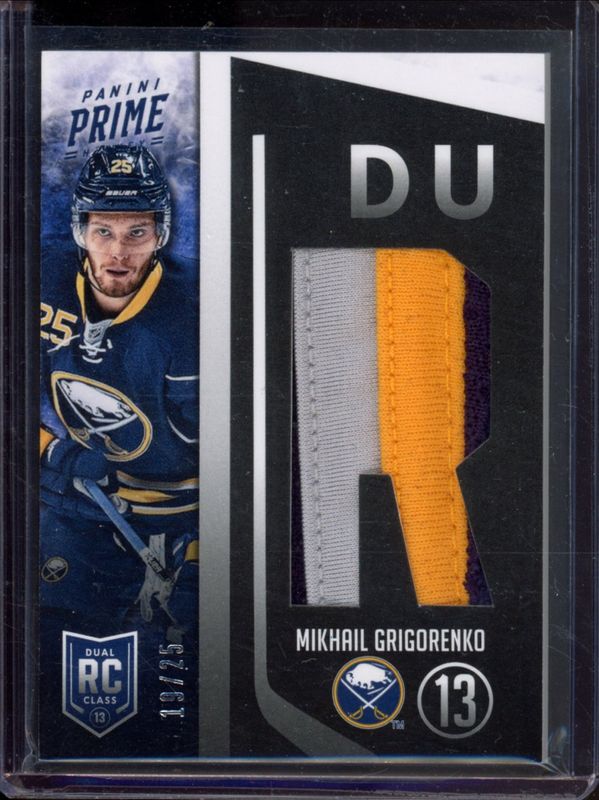 2013 Prime #13-MIK Dual Rookie Class '13 Jerseys Prime /25