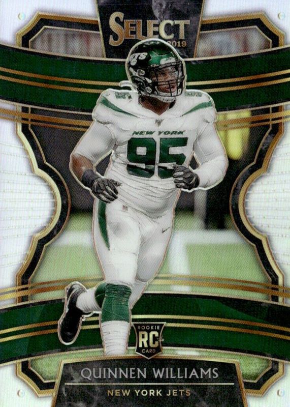 Quinnen Williams 2019 Select #79 Concourse Silver Rookie RAW