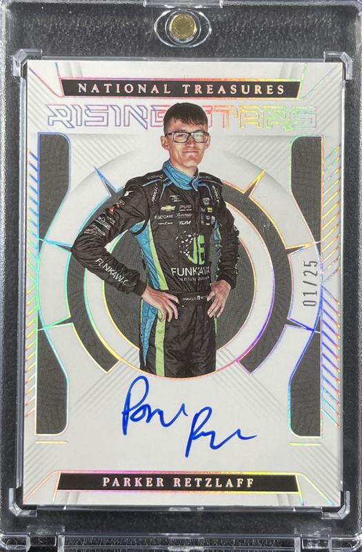 2023 National Treasures NASCAR #RS-PRT Rising Stars - Holo Silver /25