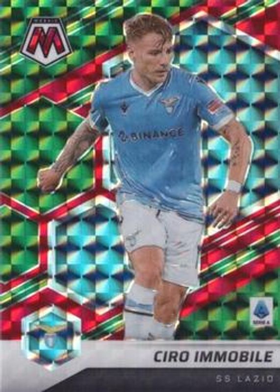 Ciro Immobile 2021 Mosaic Serie A #82 Choice Red & Green RAW