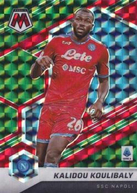 Kalidou Koulibaly 2021 Mosaic Serie A #36 Choice Red & Green RAW