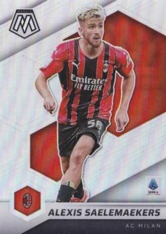 Alexis Saelemaekers 2021 Mosaic Serie A #71 Silver RAW