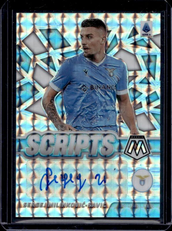 Sergej Milinkovic-Savic 2021 Mosaic Serie A #SM-SMS Scripts RAW