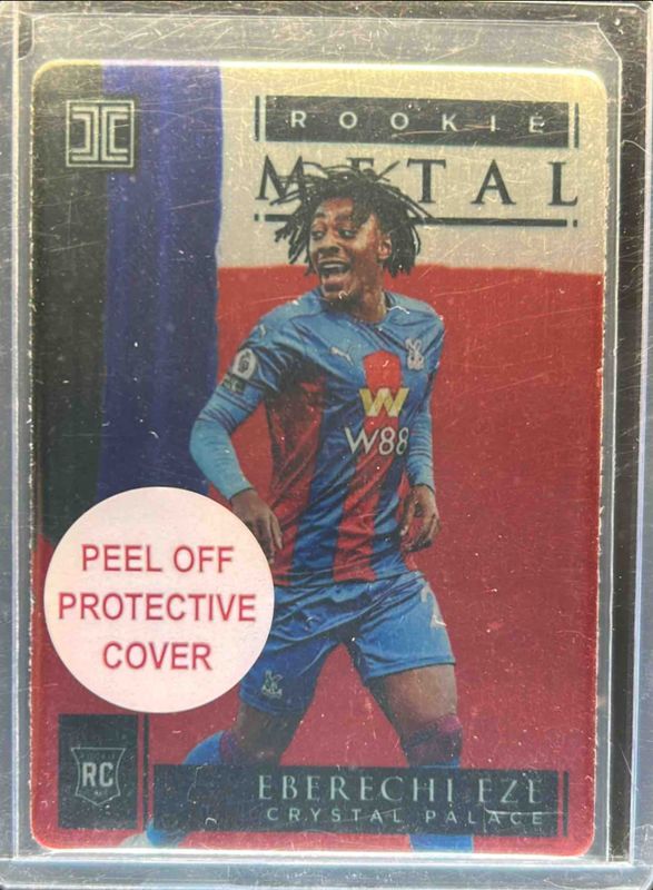 Eberechi Eze 2020 Impeccable Premier League #2 Rookie Metal - Ruby /12 RAW