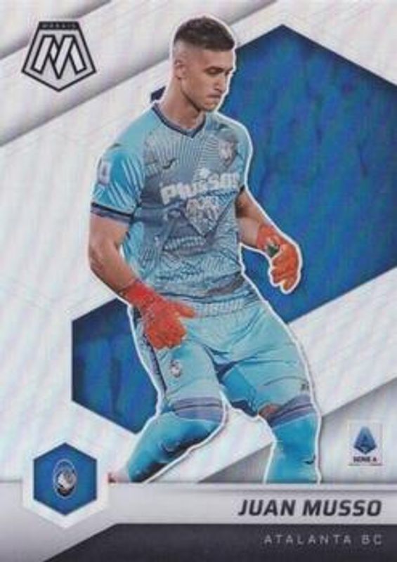 Juan Musso 2021 Mosaic Serie A #4 Silver RAW