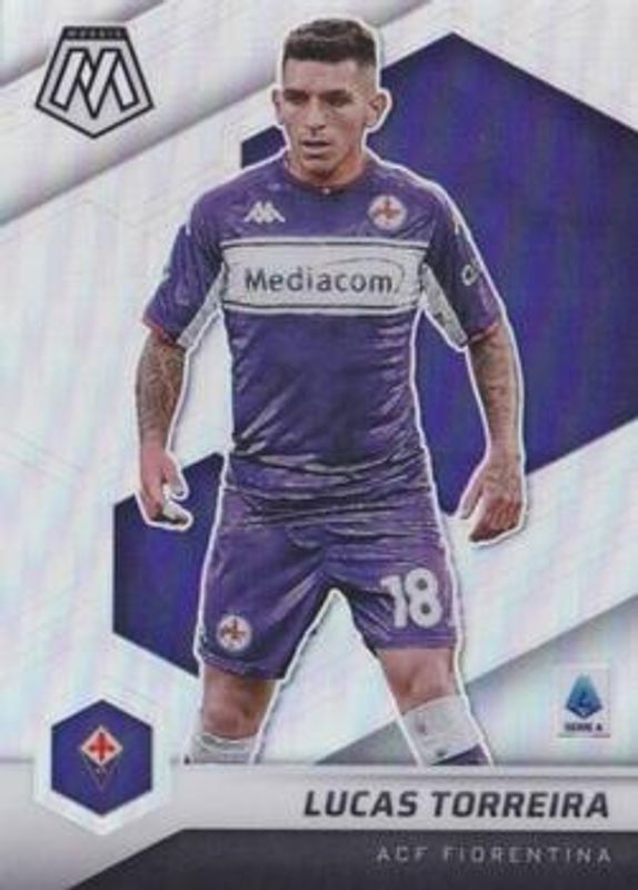 Lucas Torreira 2021 Mosaic Serie A #145 Silver RAW