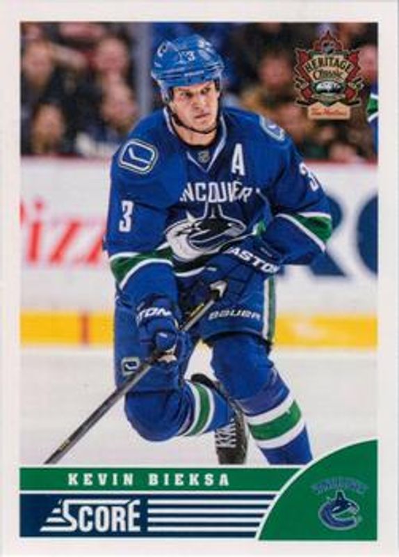 2013 Score #VAN4 Heritage Classic Vancouver Canucks