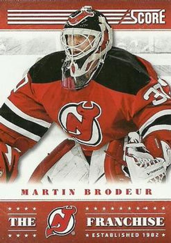 Martin Brodeur 2013 Score #TF-17 The Franchise RAW