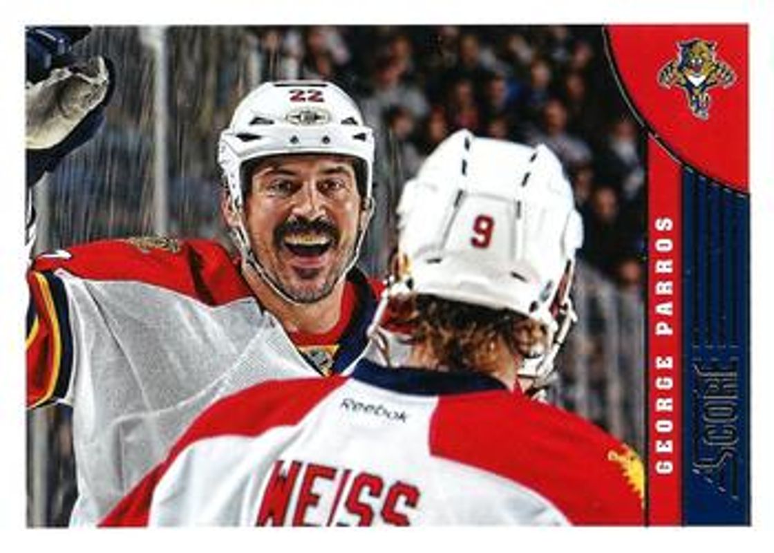 George Parros 2013 Score #210 Base RAW