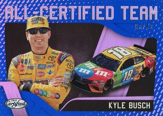 2018 Certified NASCAR #ACT11 All Certified Team - Blue /99