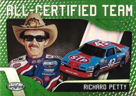 2018 Certified NASCAR #ACT1 All Certified Team - Green /10